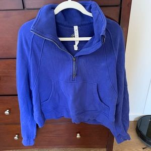 Scuba Oversized Funnel-Neck Half Zip